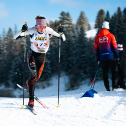 CHAMPIONNATS DE FRANCE VENDREDI,PREMANON, FRANCE - MARCH 27: Gabrielle POITEVIN of FRA March 27, 2026 in PREMANON, France. (Photo by Rodriguez Alexis / @Aleiks_photo)