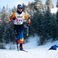 CHAMPIONNATS DE FRANCE VENDREDI,PREMANON, FRANCE - MARCH 27: Loane COULOUMY of FRA March 27, 2026 in PREMANON, France. (Photo by Rodriguez Alexis / @Aleiks_photo)