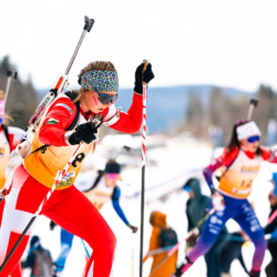 CHAMPIONNATS DE FRANCE VENDREDI,PREMANON, FRANCE - MARCH 27: LENA BRUN of FRA March 27, 2026 in PREMANON, France. (Photo by Rodriguez Alexis / @Aleiks_photo)