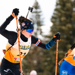 CHAMPIONNATS DE FRANCE VENDREDI,PREMANON, FRANCE - MARCH 27: ADELINE DEBUYSER of FRA March 27, 2026 in PREMANON, France. (Photo by Rodriguez Alexis / @Aleiks_photo)