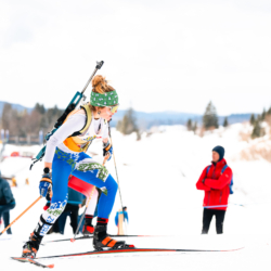 CHAMPIONNATS DE FRANCE VENDREDI,PREMANON, FRANCE - MARCH 27: ELIA COURTIEU of FRA March 27, 2026 in PREMANON, France. (Photo by Rodriguez Alexis / @Aleiks_photo)