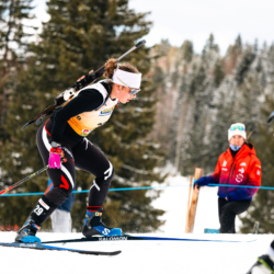 CHAMPIONNATS DE FRANCE VENDREDI,PREMANON, FRANCE - MARCH 27: COLINE LANCHAIS of FRA March 27, 2026 in PREMANON, France. (Photo by Rodriguez Alexis / @Aleiks_photo)