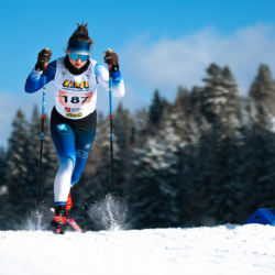 CHAMPIONNATS DE FRANCE VENDREDI,PREMANON, FRANCE - MARCH 27: Odeline SCHLUSSEL of FRA March 27, 2026 in PREMANON, France. (Photo by Rodriguez Alexis / @Aleiks_photo)