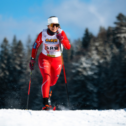 CHAMPIONNATS DE FRANCE VENDREDI,PREMANON, FRANCE - MARCH 27: Lisa BENTZINGER of FRA March 27, 2026 in PREMANON, France. (Photo by Rodriguez Alexis / @Aleiks_photo)