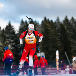 CHAMPIONNATS DE FRANCE VENDREDI,PREMANON, FRANCE - MARCH 27: JEANNE DAUTHEVILLE of FRA March 27, 2026 in PREMANON, France. (Photo by Rodriguez Alexis / @Aleiks_photo)