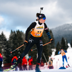 CHAMPIONNATS DE FRANCE VENDREDI,PREMANON, FRANCE - MARCH 27: ADELINE DEBUYSER of FRA March 27, 2026 in PREMANON, France. (Photo by Rodriguez Alexis / @Aleiks_photo)