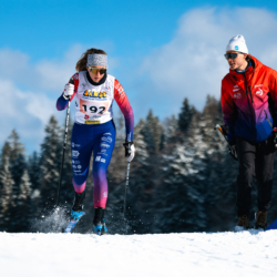 CHAMPIONNATS DE FRANCE VENDREDI,PREMANON, FRANCE - MARCH 27: Celestine DROZ VINCENT of FRA March 27, 2026 in PREMANON, France. (Photo by Rodriguez Alexis / @Aleiks_photo)