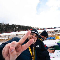 CHAMPIONNATS DE FRANCE VENDREDI,PREMANON, FRANCE - MARCH 27: FLO BURGAUD (le goat) March 27, 2026 in PREMANON, France. (Photo by Rodriguez Alexis / @Aleiks_photo)