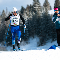 CHAMPIONNATS DE FRANCE VENDREDI,PREMANON, FRANCE - MARCH 27: Simon CALANDRY of FRA March 27, 2026 in PREMANON, France. (Photo by Rodriguez Alexis / @Aleiks_photo)