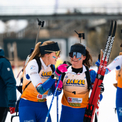 CHAMPIONNATS DE FRANCE VENDREDI,PREMANON, FRANCE - MARCH 27: ROMANE OUVRIER-BUFFET of FRA, JULIETTE OLIVA of FRA March 27, 2026 in PREMANON, France. (Photo by Rodriguez Alexis / @Aleiks_photo)