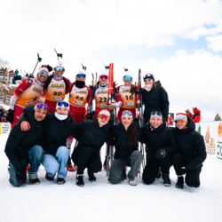 CHAMPIONNATS DE FRANCE VENDREDI,PREMANON, FRANCE - MARCH 27: TEAM DA MATILDA DODOS of FRA, JEANNE DAUTHEVILLE of FRA, MARGOT BONAIME of FRA, ROMANE OTTENHEIMER DE GAIL of FRA, ZABOU MELLOUET ACHARD of FRA March 27, 2026 in PREMANON, France. (Photo by Rodriguez Alexis / @Aleiks_photo)