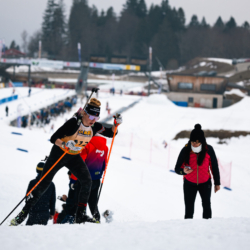 SAMSE N°7,PRÉMANON, FRANCE - FEBRUARY 28: ELINE CURNILLON of FRA February 28, 2026 in PRÉMANON, France. (Photo by Rodriguez Alexis / @Aleiks_photo)