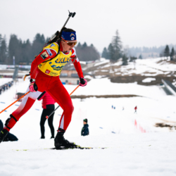 SAMSE N°7,PRÉMANON, FRANCE - FEBRUARY 28: FANY BERTRAND of FRA February 28, 2026 in PRÉMANON, France. (Photo by Rodriguez Alexis / @Aleiks_photo)