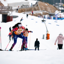 SAMSE N°7,PRÉMANON, FRANCE - FEBRUARY 28: FIONA LAURENT of FRA February 28, 2026 in PRÉMANON, France. (Photo by Rodriguez Alexis / @Aleiks_photo)