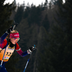SAMSE N°7,PRÉMANON, FRANCE - FEBRUARY 28: ELSA BOUILLET of FRA February 28, 2026 in PRÉMANON, France. (Photo by Rodriguez Alexis / @Aleiks_photo)