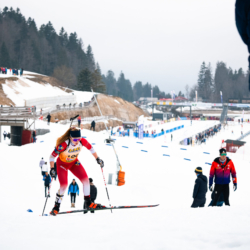 SAMSE N°7,PRÉMANON, FRANCE - FEBRUARY 28: LENA MORETTI of FRA February 28, 2026 in PRÉMANON, France. (Photo by Rodriguez Alexis / @Aleiks_photo)