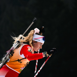 SAMSE N°7,PRÉMANON, FRANCE - FEBRUARY 28: EVA LAINE of FRA February 28, 2026 in PRÉMANON, France. (Photo by Rodriguez Alexis / @Aleiks_photo)