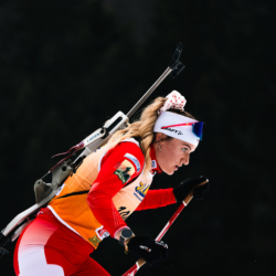 SAMSE N°7,PRÉMANON, FRANCE - FEBRUARY 28: EVA LAINE of FRA February 28, 2026 in PRÉMANON, France. (Photo by Rodriguez Alexis / @Aleiks_photo)