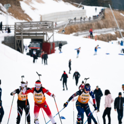 SAMSE N°7,PRÉMANON, FRANCE - FEBRUARY 28: CALINE PIC of FRA and CORALIE PERRIN of FRA February 28, 2026 in PRÉMANON, France. (Photo by Rodriguez Alexis / @Aleiks_photo)
