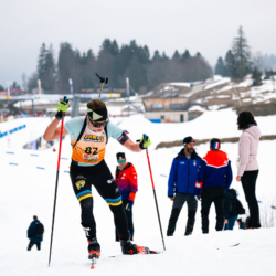 SAMSE N°7,PRÉMANON, FRANCE - FEBRUARY 28: ETHAN GUIGNIER of FRA February 28, 2026 in PRÉMANON, France. (Photo by Rodriguez Alexis / @Aleiks_photo)