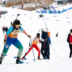 SAMSE N°7,PRÉMANON, FRANCE - FEBRUARY 28: LOU-ANN VASSEL of FRA February 28, 2026 in PRÉMANON, France. (Photo by Rodriguez Alexis / @Aleiks_photo)