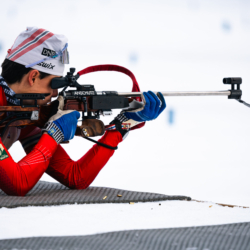 SAMSE N°7,PRÉMANON, FRANCE - FEBRUARY 28: MATHIS LAINÉ of FRA February 28, 2026 in PRÉMANON, France. (Photo by Rodriguez Alexis / @Aleiks_photo)