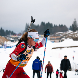 SAMSE N°7,PRÉMANON, FRANCE - FEBRUARY 28: JEANNE DAUTHEVILLE of FRA February 28, 2026 in PRÉMANON, France. (Photo by Rodriguez Alexis / @Aleiks_photo)