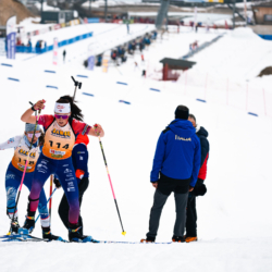 SAMSE N°7,PRÉMANON, FRANCE - FEBRUARY 28: FIONA LAURENT of FRA February 28, 2026 in PRÉMANON, France. (Photo by Rodriguez Alexis / @Aleiks_photo)