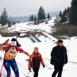 SAMSE N°7,PRÉMANON, FRANCE - FEBRUARY 28: FIONA LAURENT of FRA February 28, 2026 in PRÉMANON, France. (Photo by Rodriguez Alexis / @Aleiks_photo)