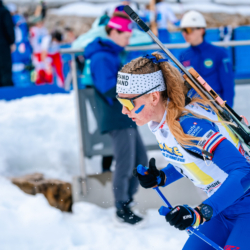 SAMSE N°7,PRÉMANON, FRANCE - MARCH 1: LOUANE ADAM of FRA March 1, 2026 in PRÉMANON, France. (Photo by Rodriguez Alexis / @Aleiks_photo)