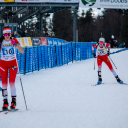 SAMSE N°7,PRÉMANON, FRANCE - MARCH 1: ROSE DUSSERRE of FRA, EVA MARCOUX of FRA March 1, 2026 in PRÉMANON, France. (Photo by Rodriguez Alexis / @Aleiks_photo)