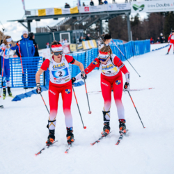 SAMSE N°7,PRÉMANON, FRANCE - MARCH 1: ZELIE PIC of FRA, CHLOE VERMEULEN of FRA March 1, 2026 in PRÉMANON, France. (Photo by Rodriguez Alexis / @Aleiks_photo)
