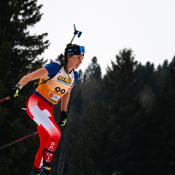 SAMSE N°7,PRÉMANON, FRANCE - FEBRUARY 28: LEONIE JEANNIER of FRA February 28, 2026 in PRÉMANON, France. (Photo by Rodriguez Alexis / @Aleiks_photo)