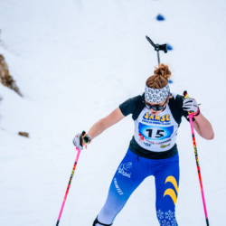 SAMSE N°7,PRÉMANON, FRANCE - MARCH 1: AXELLE VIGNON of FRA March 1, 2026 in PRÉMANON, France. (Photo by Rodriguez Alexis / @Aleiks_photo)