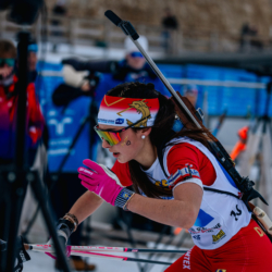 SAMSE N°7,PRÉMANON, FRANCE - MARCH 1: EVA MARCOUX of FRA March 1, 2026 in PRÉMANON, France. (Photo by Rodriguez Alexis / @Aleiks_photo)