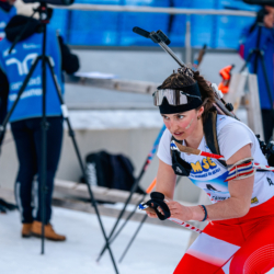 SAMSE N°7,PRÉMANON, FRANCE - MARCH 1: TAINA BUISSON of FRA March 1, 2026 in PRÉMANON, France. (Photo by Rodriguez Alexis / @Aleiks_photo)