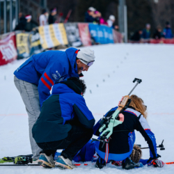 SAMSE N°7,PRÉMANON, FRANCE - MARCH 1: PAULINE LAFOUX of FRA, JULES LAFOUX of FRA March 1, 2026 in PRÉMANON, France. (Photo by Rodriguez Alexis / @Aleiks_photo)
