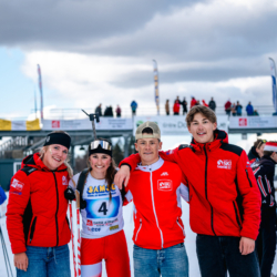 SAMSE N°7,PRÉMANON, FRANCE - MARCH 1: SAMUEL TUTTINO of FRA, ALEXIS FINE of FRA, CANELLE MIDEZ of FRA, TAINA BUISSON of FRA March 1, 2026 in PRÉMANON, France. (Photo by Rodriguez Alexis / @Aleiks_photo)