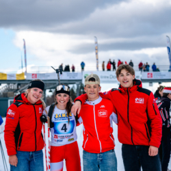 SAMSE N°7,PRÉMANON, FRANCE - MARCH 1: SAMUEL TUTTINO of FRA, ALEXIS FINE of FRA, CANELLE MIDEZ of FRA, TAINA BUISSON of FRA March 1, 2026 in PRÉMANON, France. (Photo by Rodriguez Alexis / @Aleiks_photo)