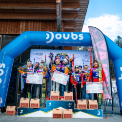 SAMSE N°7,PRÉMANON, FRANCE - MARCH 1: PAULINE LAFOUX of FRA, JULES LAFOUX of FRA, LOUANE ADAM of FRA, YANN ROGUET of FRA, EMILIAN GUILLET of FRA, JULES VIDAUD of FRA, ROSE DUSSERRE of FRA, EVA MARCOUX of FRA, SAMUEL TUTTINO of FRA, ALEXIS FINE of FRA, TAINA BUISSON of FRA, CANELLE MIDEZ of FRA March 1, 2026 in PRÉMANON, France. (Photo by Rodriguez Alexis / @Aleiks_photo)