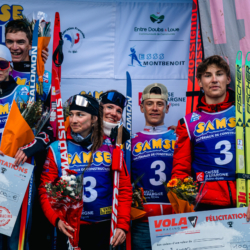 SAMSE N°7,PRÉMANON, FRANCE - MARCH 1: PAULINE LAFOUX of FRA, JULES LAFOUX of FRA, LOUANE ADAM of FRA, YANN ROGUET of FRA, EMILIAN GUILLET of FRA, JULES VIDAUD of FRA, ROSE DUSSERRE of FRA, EVA MARCOUX of FRA, SAMUEL TUTTINO of FRA, ALEXIS FINE of FRA, TAINA BUISSON of FRA, CANELLE MIDEZ of FRA March 1, 2026 in PRÉMANON, France. (Photo by Rodriguez Alexis / @Aleiks_photo)