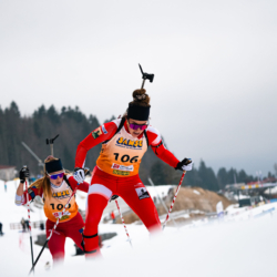 SAMSE N°7,PRÉMANON, FRANCE - FEBRUARY 28: VIOLETTE BONY of FRA February 28, 2026 in PRÉMANON, France. (Photo by Rodriguez Alexis / @Aleiks_photo)