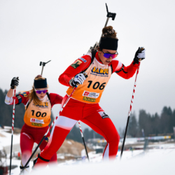 SAMSE N°7,PRÉMANON, FRANCE - FEBRUARY 28: VIOLETTE BONY of FRA February 28, 2026 in PRÉMANON, France. (Photo by Rodriguez Alexis / @Aleiks_photo)