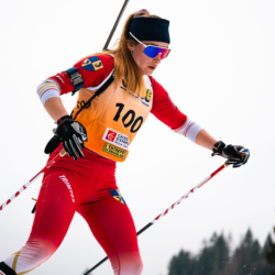 SAMSE N°7,PRÉMANON, FRANCE - FEBRUARY 28: LENA MORETTI of FRA February 28, 2026 in PRÉMANON, France. (Photo by Rodriguez Alexis / @Aleiks_photo)