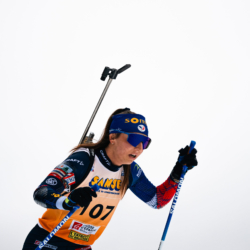 SAMSE N°7,PRÉMANON, FRANCE - FEBRUARY 28: CORALIE PERRIN of FRA February 28, 2026 in PRÉMANON, France. (Photo by Rodriguez Alexis / @Aleiks_photo)