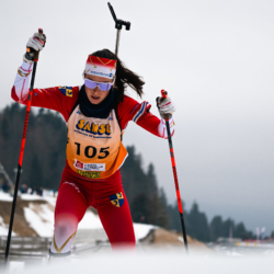SAMSE N°7,PRÉMANON, FRANCE - FEBRUARY 28: CALINE PIC of FRA February 28, 2026 in PRÉMANON, France. (Photo by Rodriguez Alexis / @Aleiks_photo)