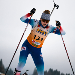 SAMSE N°7,PRÉMANON, FRANCE - FEBRUARY 28: CLARA GIACOMETTI of FRA February 28, 2026 in PRÉMANON, France. (Photo by Rodriguez Alexis / @Aleiks_photo)