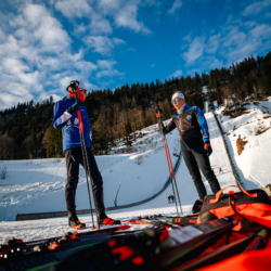SAMSE N°7,PRÉMANON, FRANCE - MARCH 1: LILIAN LEURS of FRA and RAPHAEL DHENAIN of FRA March 1, 2026 in PRÉMANON, France. (Photo by Rodriguez Alexis / @Aleiks_photo)