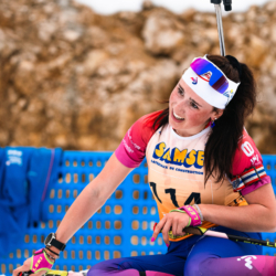 SAMSE N°7,PRÉMANON, FRANCE - FEBRUARY 28: FIONA LAURENT of FRA February 28, 2026 in PRÉMANON, France. (Photo by Rodriguez Alexis / @Aleiks_photo)