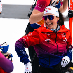 SAMSE N°7,PRÉMANON, FRANCE - FEBRUARY 28: FIONA LAURENT of FRA February 28, 2026 in PRÉMANON, France. (Photo by Rodriguez Alexis / @Aleiks_photo)